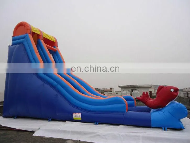 Best Sale Inflatable Speed Water Slide make in Guangzhou factory