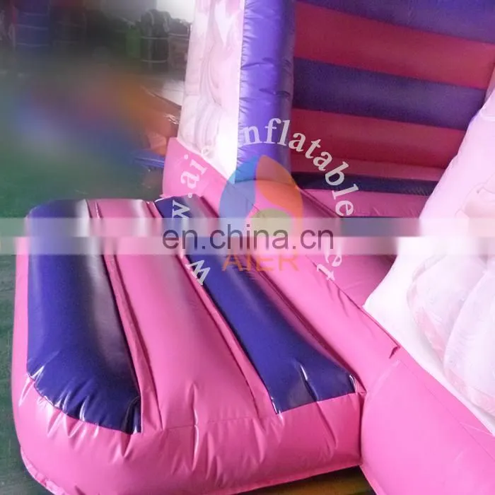 Excellent quality inflatable jumping castle princess bouncer castle pink kids bouncy castle inflatable for sale