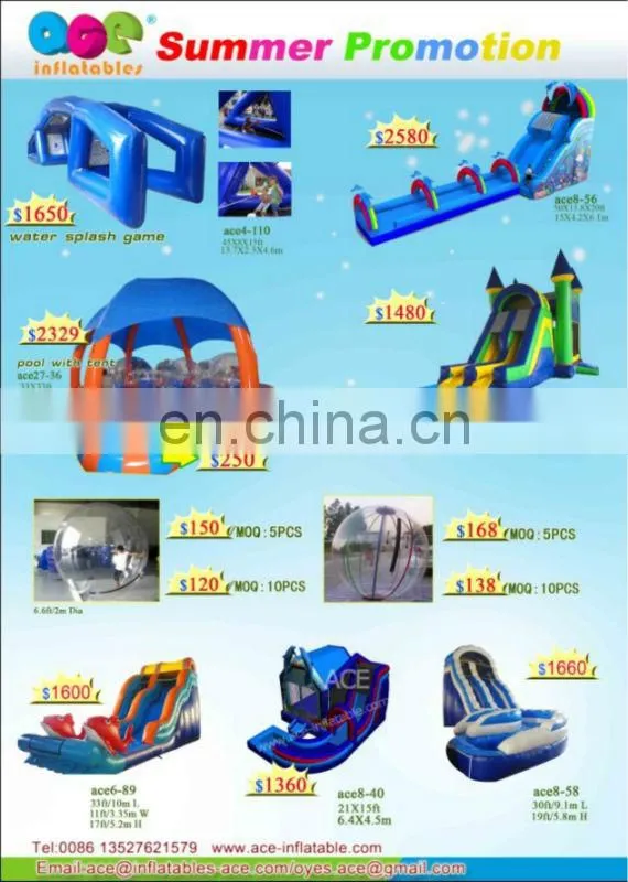 Car inflatable slide 2013