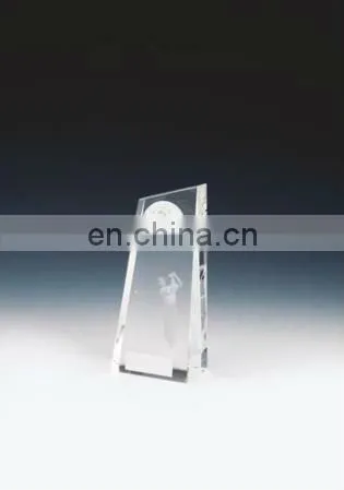 2013 crystal golf trophy award cup made in China