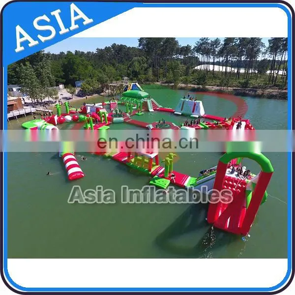 On sea aquapark inflatable water park , water amusement park playground