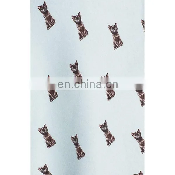 Hot sell women wear short sleeve printed design shirtdress fashion dresses for women