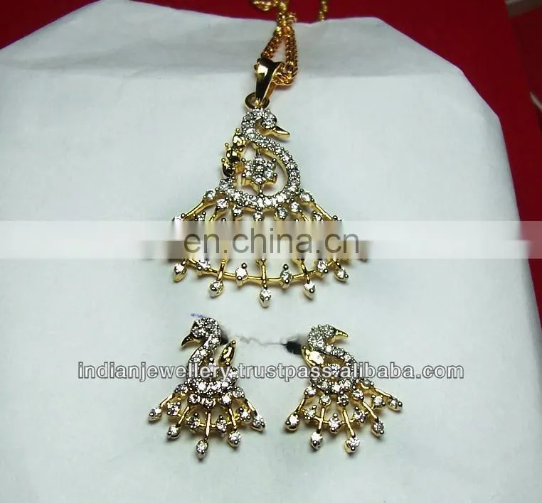 cz pendants jewelry manufacturer, cz pendant jewelery exporter