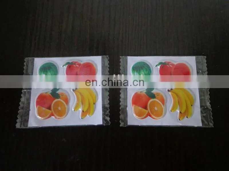 Fashion design promotional colorful lovely cartoon small puffy stickers