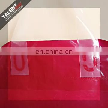 custom guangzhou Reusable die cut print plastic shopping bag