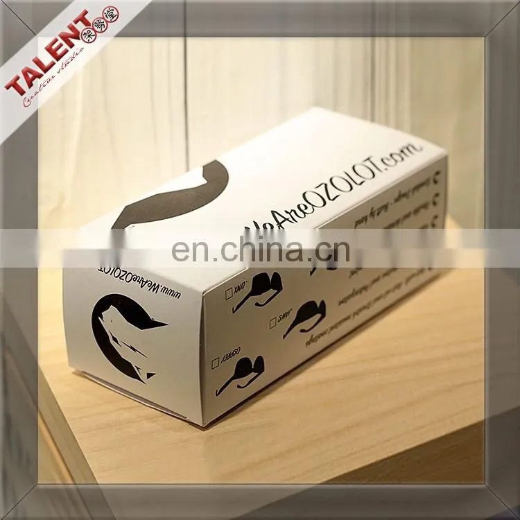 custom art paper printed logo jewelry paper gift box