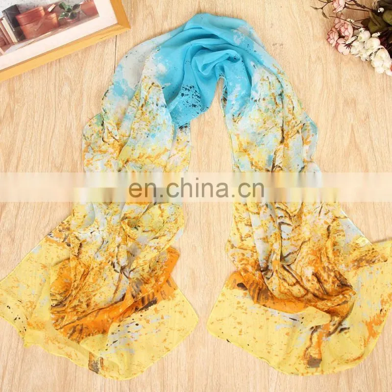 Professional factory wholesale high quality Fashion Chiffon Scarf
