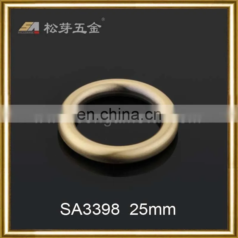 Factory on sale metal accessories nickel free o rings for handbags purses strap