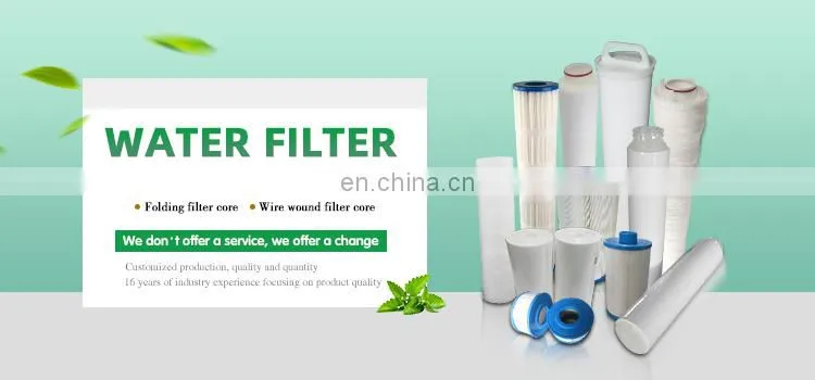 5-Inch customization pp folding 0.1 micron water filter