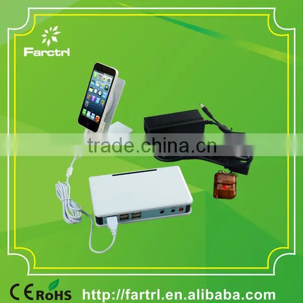 100% secure 6 USB Ports Mobile Phones Display With Disconnect Alarm