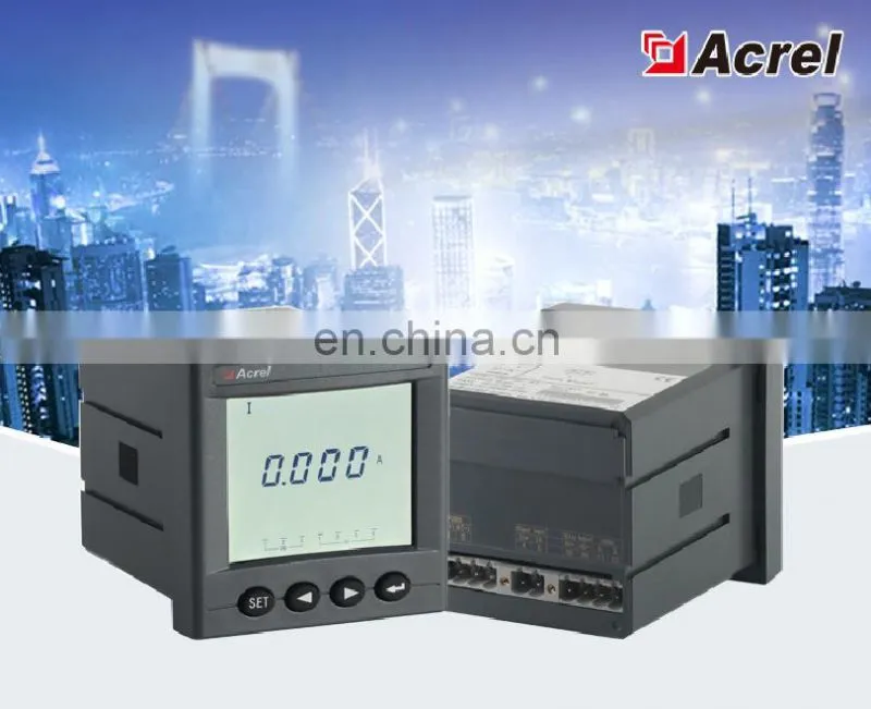 digital amp meter AMC48-AI LED display single phase panel current meter