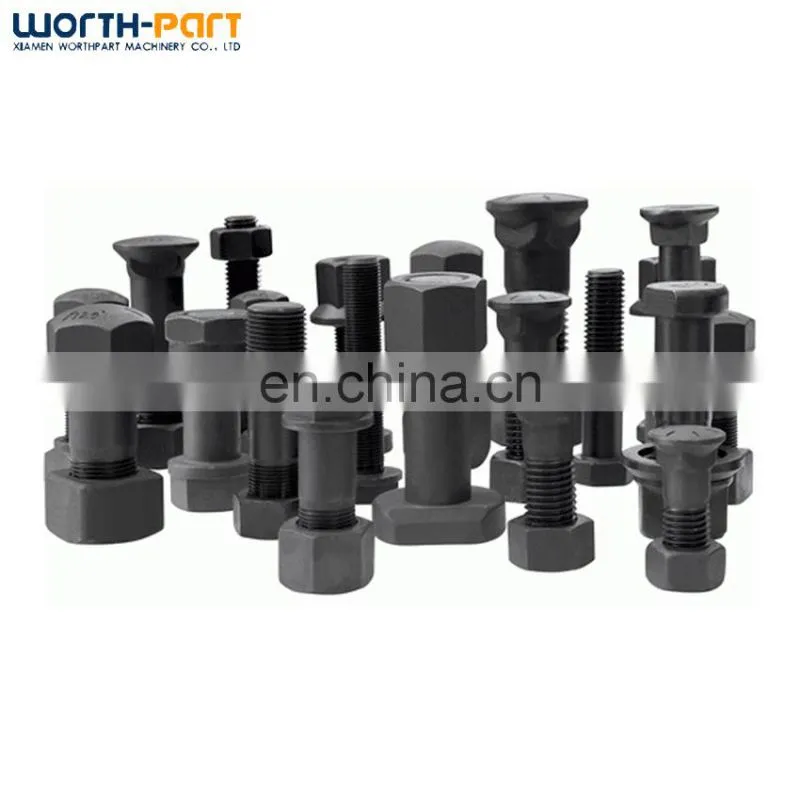 Track bolt and nut for D8R Undercarriage parts
