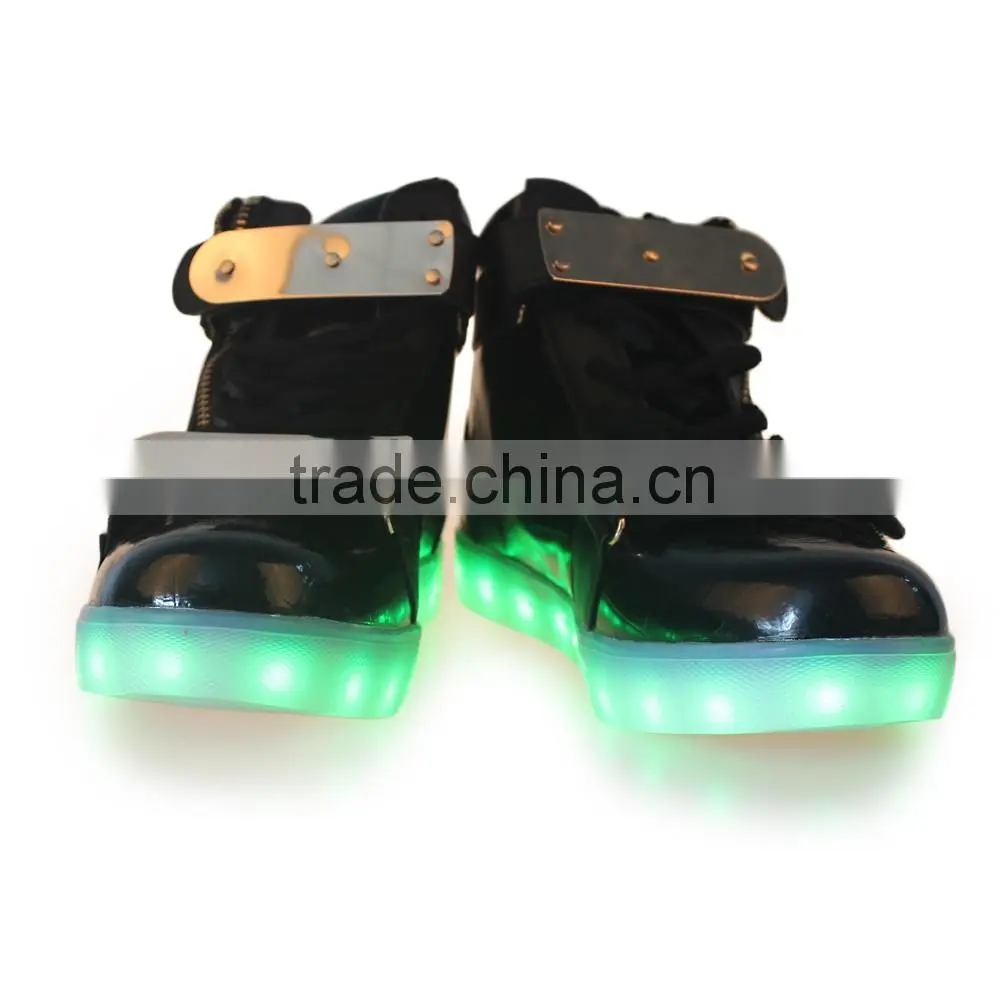 2016 LED shoes factory made high quality adults LED light up shoes