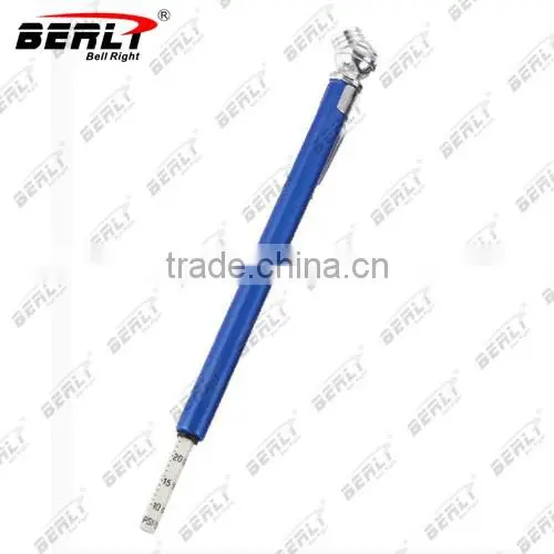 chrome pencil tyre air pressure gauge 10-50psi