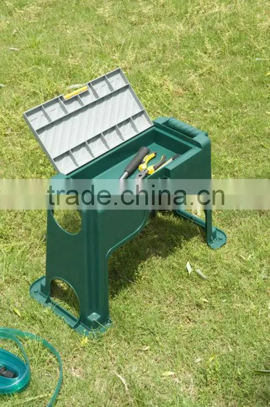 Plastic Garden Kneeler Seat with tool