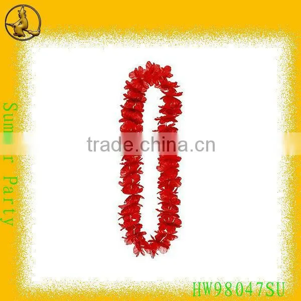 Promotional Customized Colorful Girl's Hawaii Flower Lei