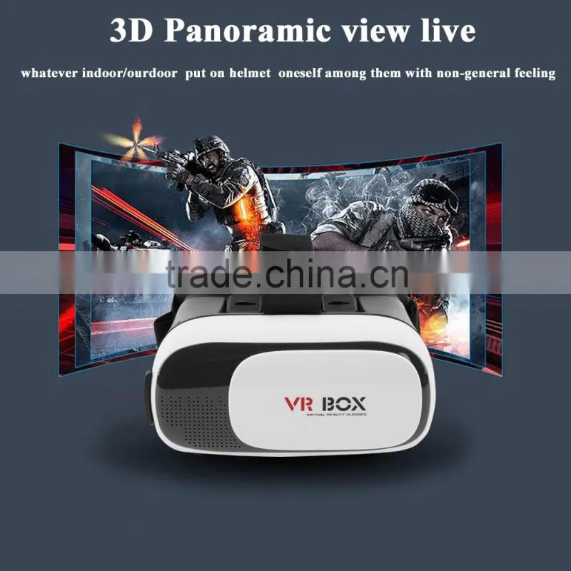 2016 new product Professional Accept OEM VR 3D glasses for 4.5 - 6.0 "Phone+Bluetooth Remote Controller
