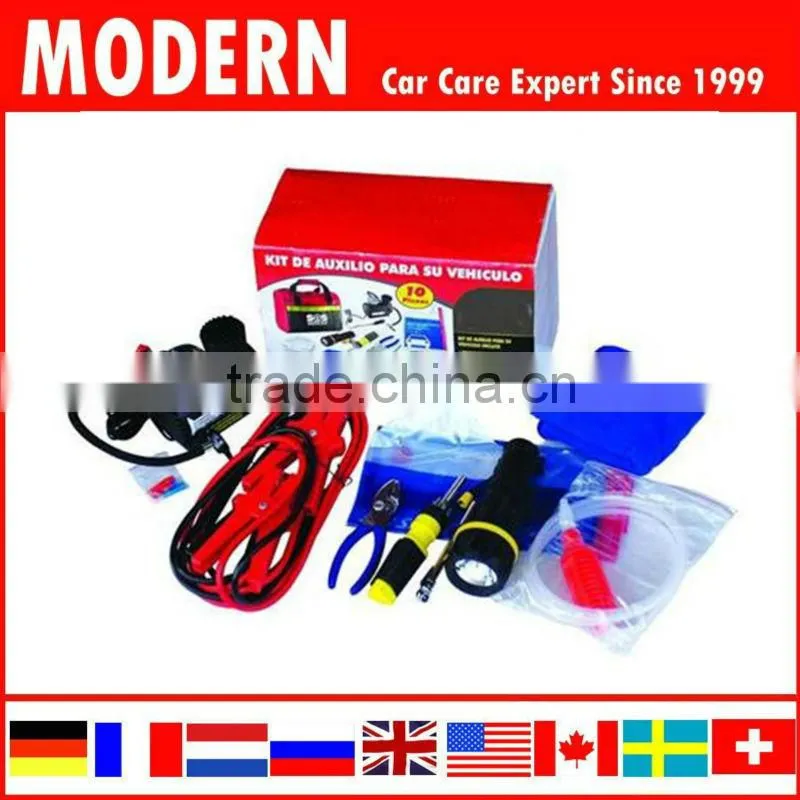 Auto Frist Aid Tool Set with air compressor