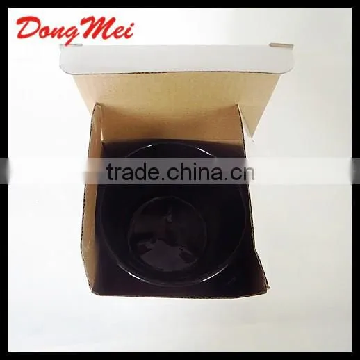 colorful ceramic shaving soap bowl with handle