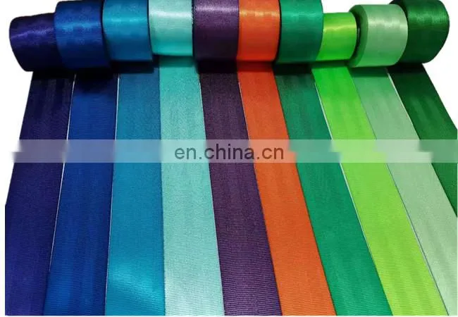 High Quality Polyester Webbing 47mm 2 Inch For Airplane Car Seat Belt High Tenacity Fabric FDY Durable Woven Webbing Strap Tape