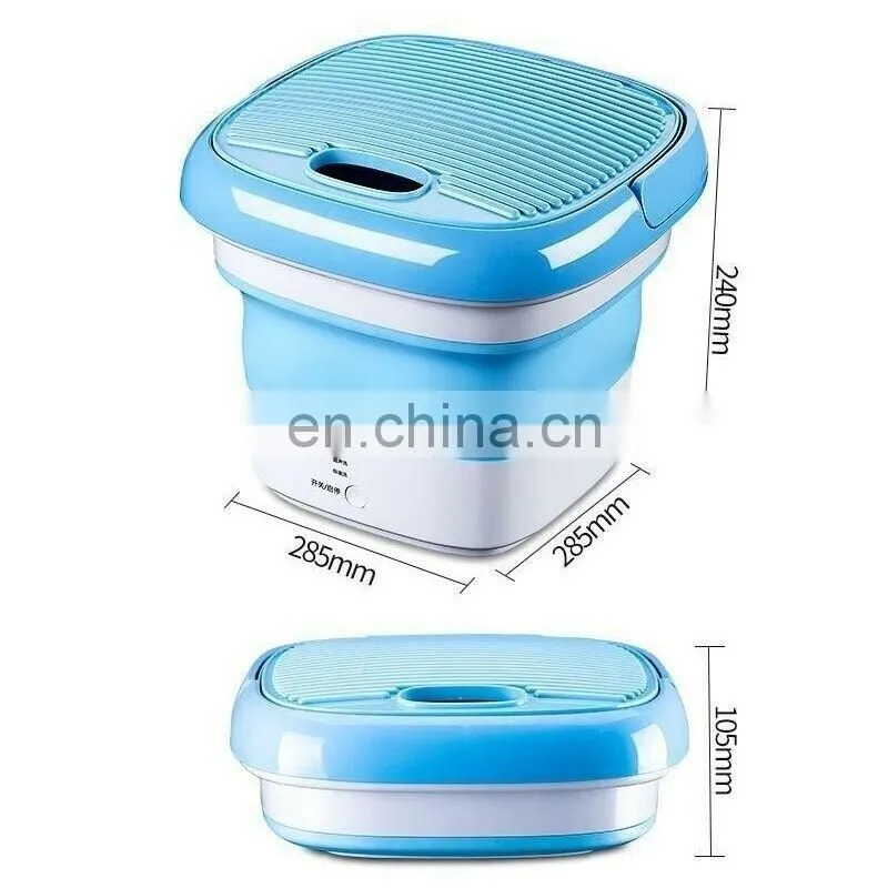 Portable Mini Semi-automatic Bucket Folding Clothes Washing Machines For Home