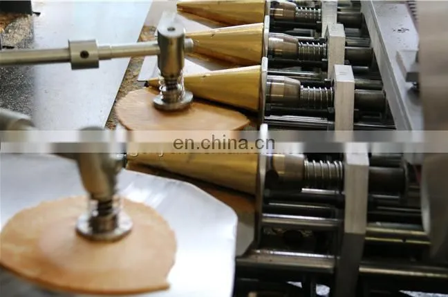2000pcs per hour Sugar Egg Rolled Cone Making Machine