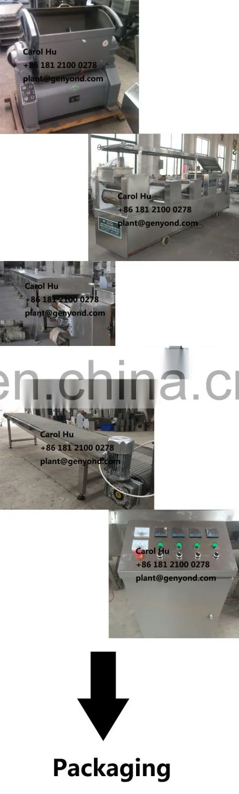 finger biscuit stick making machine with capacity 150-200KG/H