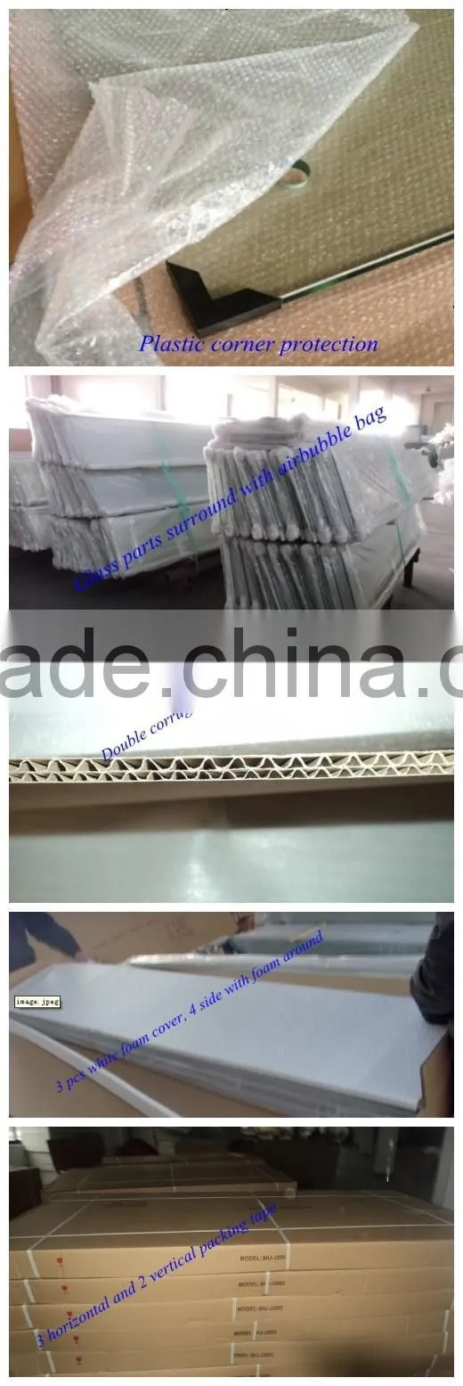 Uk walkin glass screen, EN12150 glass screen, popular bathroom Nano glass screen