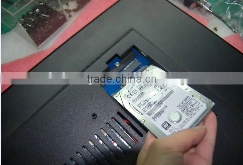 22"integrated pos terminal computer with HDMI VGA LAN atom D525 2GRAM