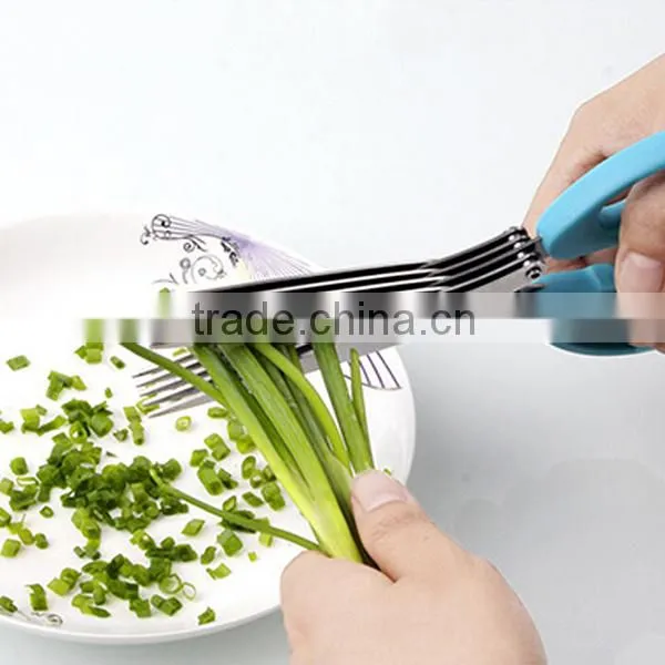 Durable use Best selling herb scissors 5 blades herb scissors kitchen scissors Kitchen Shears