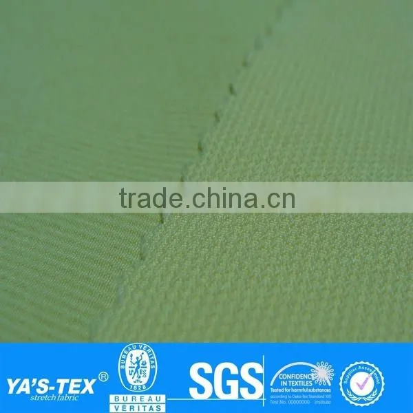Yellow Plain Polyester Lycra Waterproof Fabric Wholesale For Moutaineering