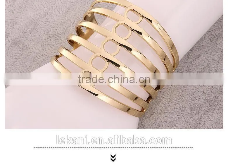 Hot New Arrival Heavy Metal Punk Style Strand Bangle For Women