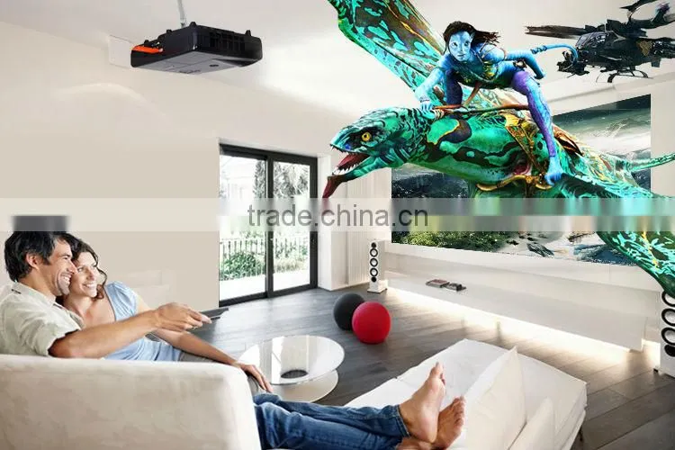 Built In Android 4.2 USB3.0 WIFI Free Shipping Projector LED proyector,Full HD Red/Blue 3D Support 1080P Projector