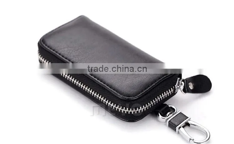 High quality genuine leather smart key case for key holder