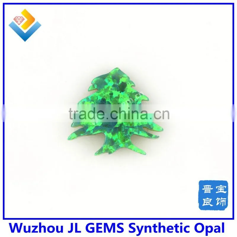 wholesales beads green synthetic opal cedar tree, christmas tree for Festival