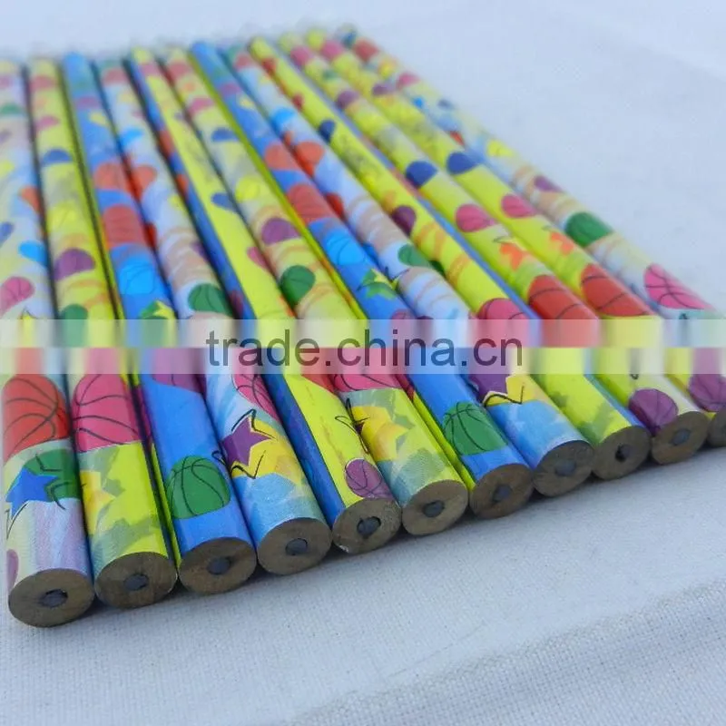 2014 hottest plastic mantle wooden HB pencil with white rubber yiwu pencil factories,pencils with logo