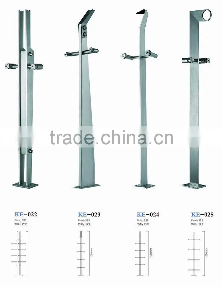 stainless steel railing post for balcony decoration