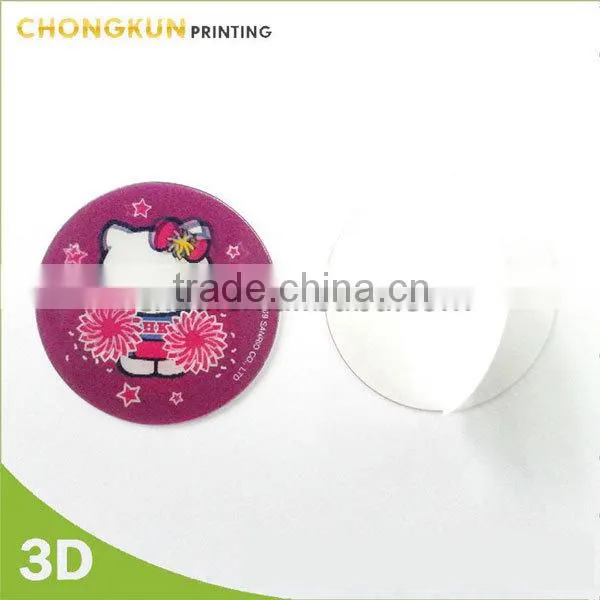 2015 POPULAR Puffy STICKERS, hello kitty STICKERS CARTOON STICKERS