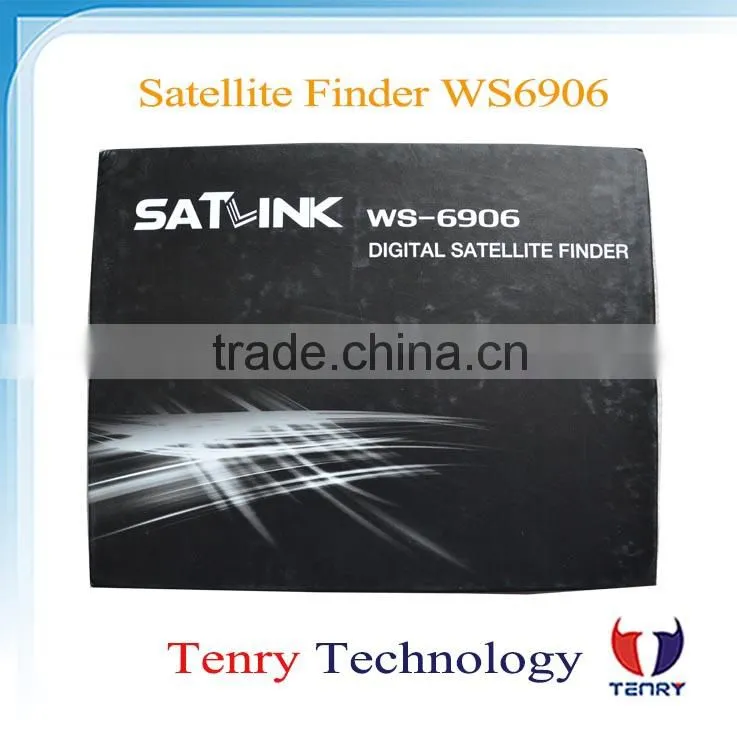SATLINK WS6906 WS6908 3.5" TFT Color LCD Handheld Digital Satellite Finder Signal Meter