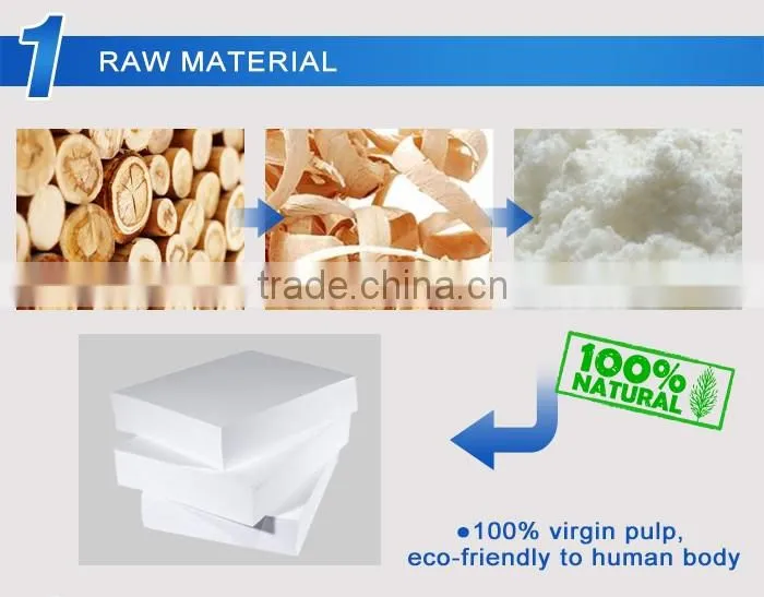 Best Quality Professional Factory Supply 100% Wood Pulp Mini Printer A4 Paper Size