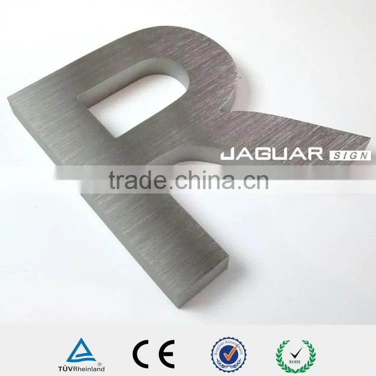 customized self adhesive aluminum small metal alphabet letters