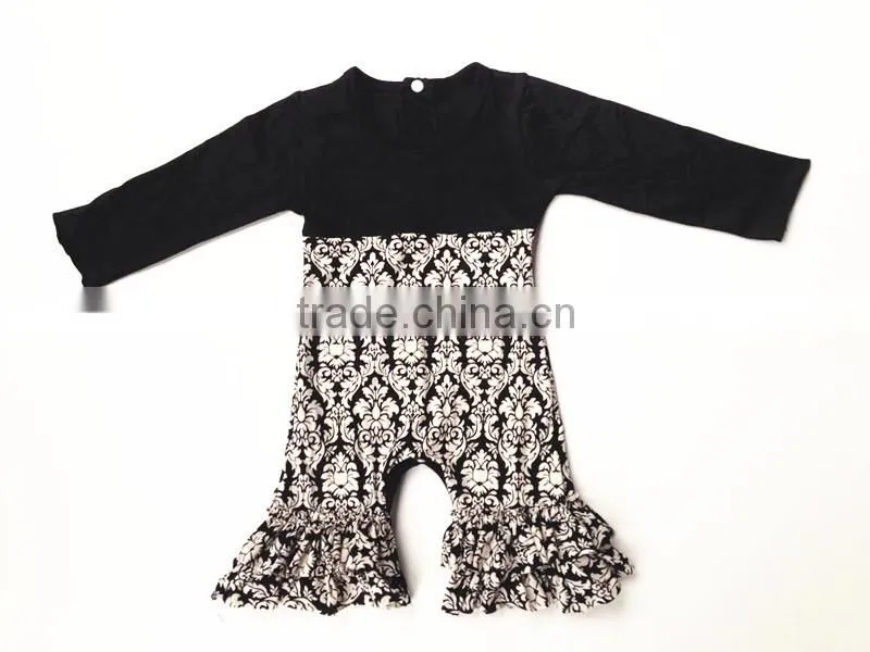 Factory direct sale organic cotton baby bubble romper pretty design infant romper wholesale baby romper suit