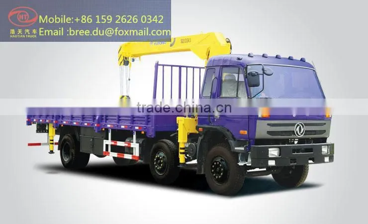2015 Truck with loading crane for wrecking operation
