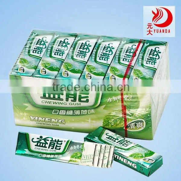 soft mint candy chewing gum