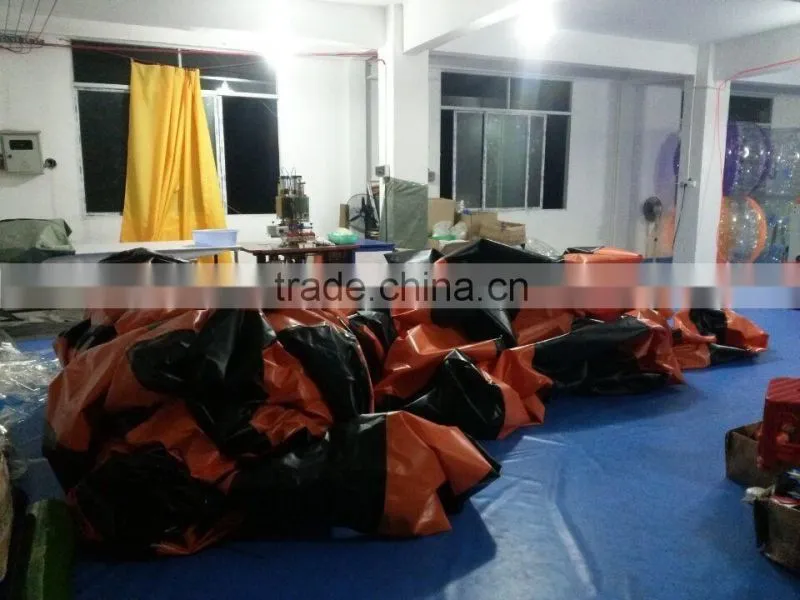 Outdoor inflatable race track r track for sale inflatable zorb ball track for rental