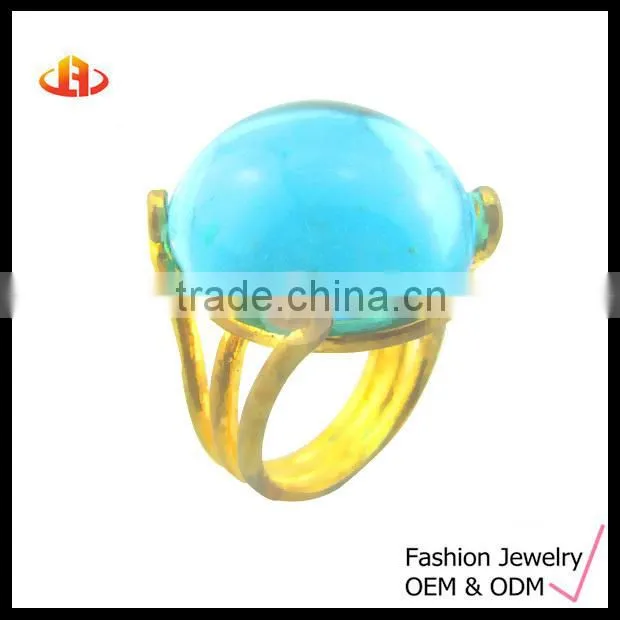 Shining Silver Gemstone Ring For Women