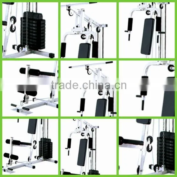 high quality standard One Station Home Gym with 100 lb customized weight stacks home commercial gym equipment