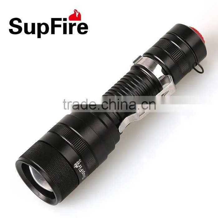 Rechargeable 900Lumens Zoomable Waterproof L2 Led Torch Flashlight