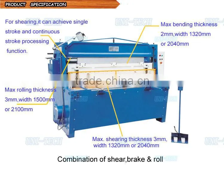 Electric Machine of Shearing Bending and Rolling