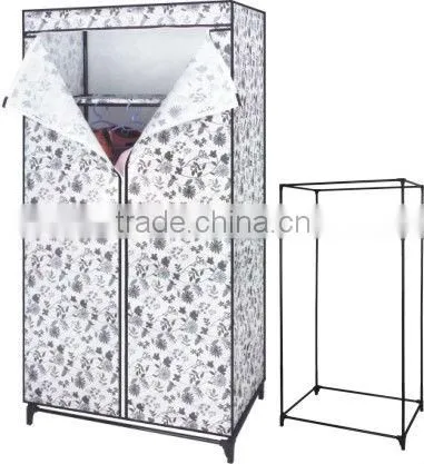 folding foldable wardrobe / wardrobe/ closet/ cabinet/print fabric wardrobe